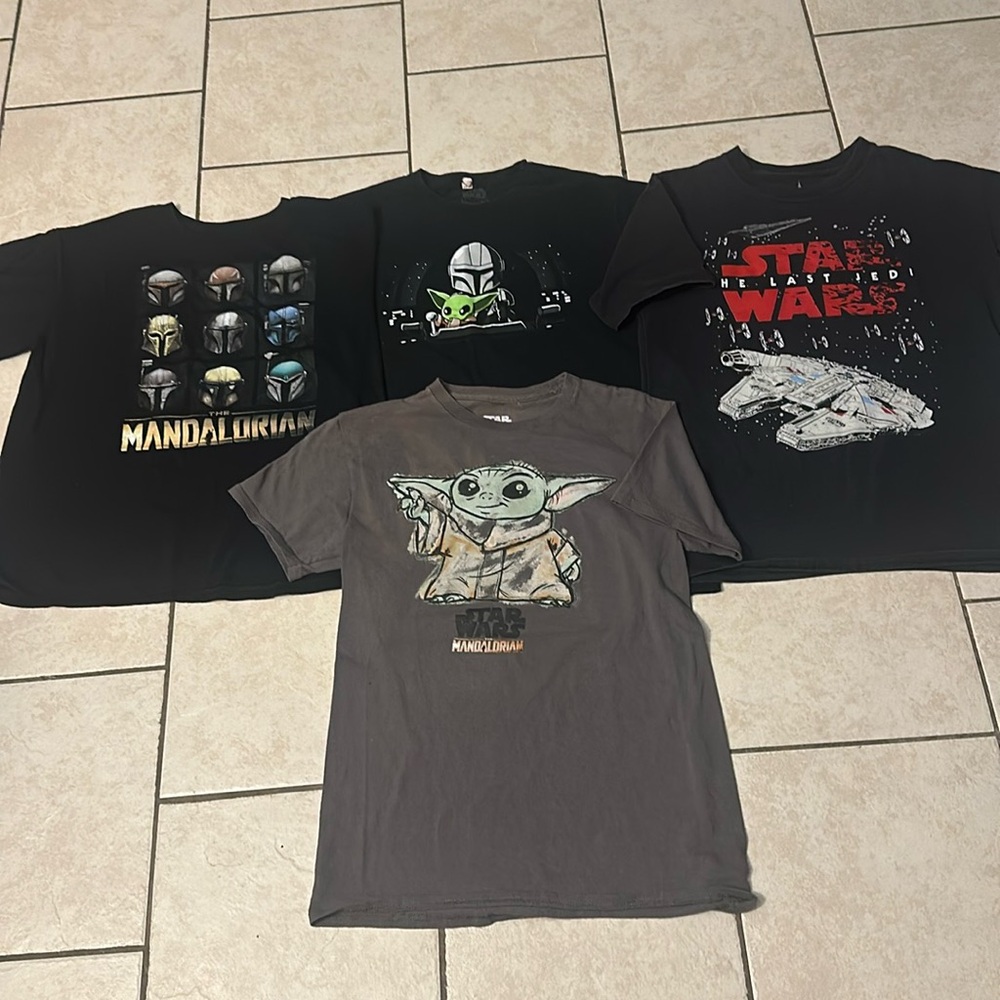 Star Wars XL Shirts Set Of 4